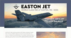 Desktop Screenshot of eastonjet.com