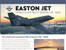 Tablet Screenshot of eastonjet.com